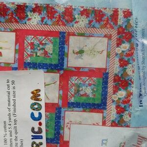 Once Upon a Garden Holiday Quilt Kit - Multicolor